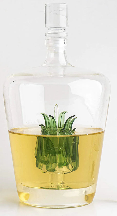 Tequila Decanter With Agave Plant