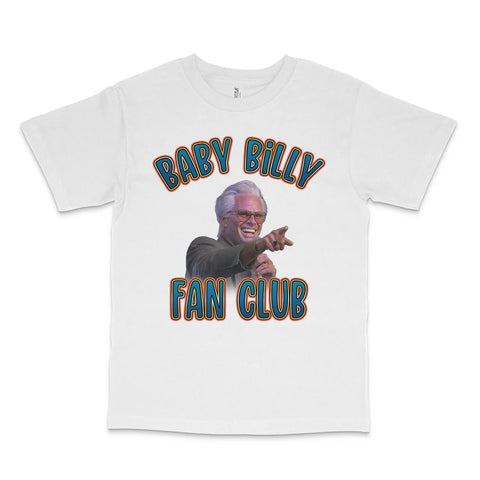 Baby Billy Fan Club Custom Printed T-Shirt