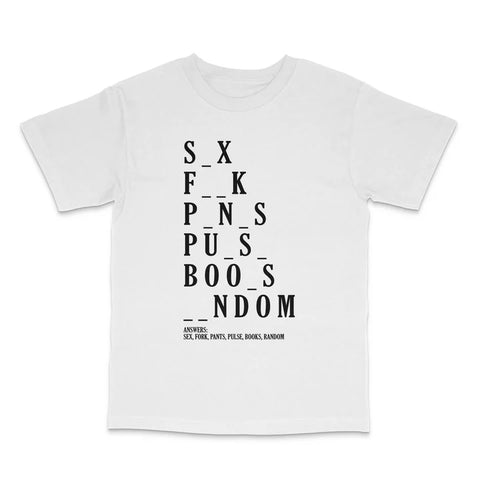 Fill In The Blank Custom Printed T-Shirt