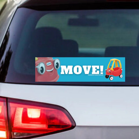 Move! Car Bumper Sticker