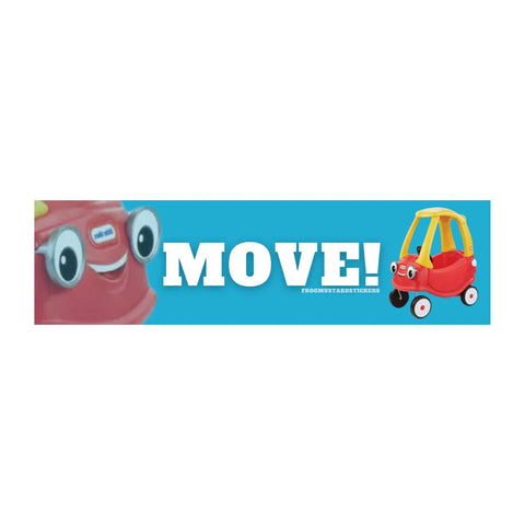 Move! Car Bumper Sticker