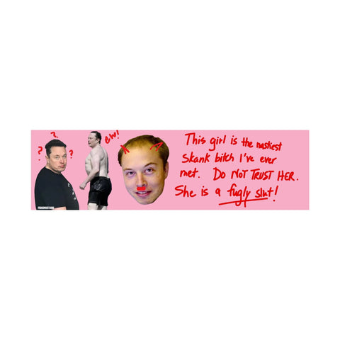 Elon Musk Burn Book Sticker (Mean Girls) Fugly Sl*t