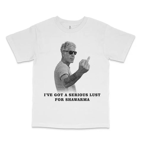I've Got A Serious Lust For Shawarma Custom Printed T-Shirt