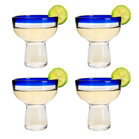 Hand Blown Margarita Glass