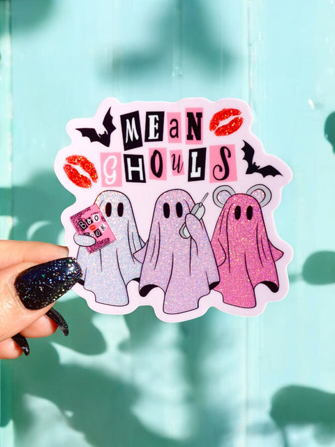 Mean Ghouls Halloween Sticker