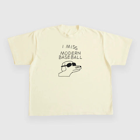 I Miss Modern Baseball Custom Printed T-Shirt