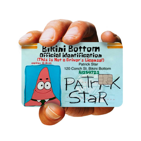 Patrick Credit Card Sticker Cover