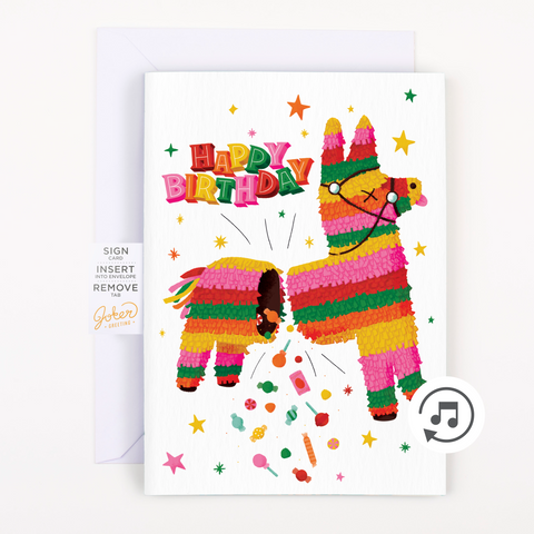 Endless Pinata Birthday With Stickers and Glitter