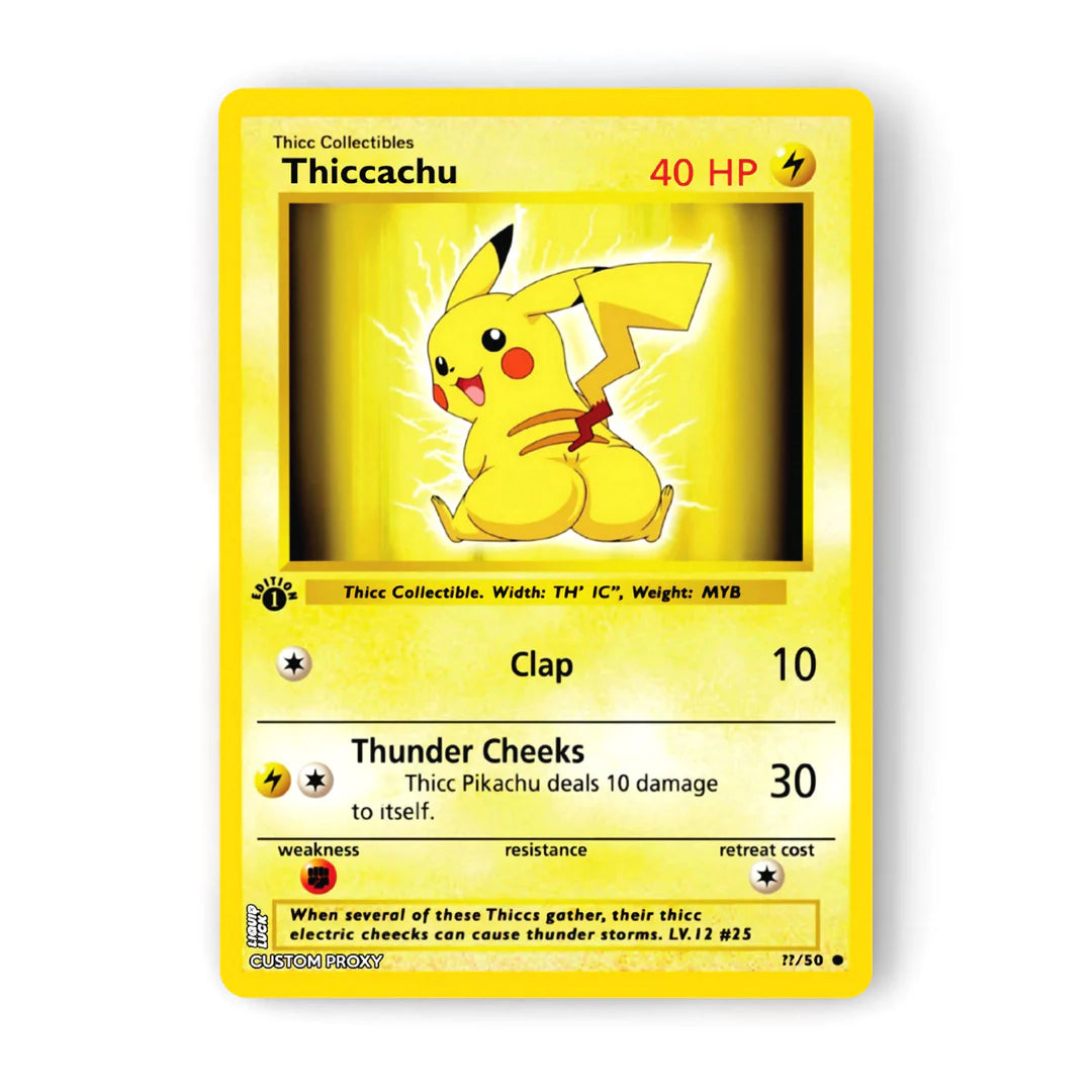 Thicc Pokemon Fan-Art Cards
