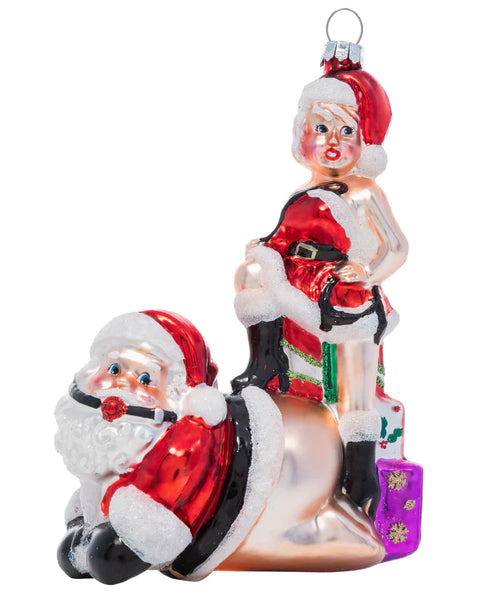 Santa's a Sub Christmas Ornament