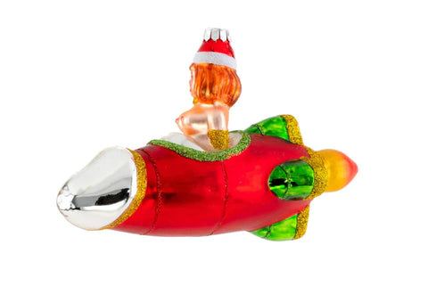 Rocket Tits Christmas Ornament