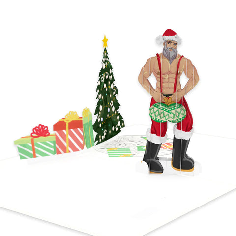 Jingle Balls Funny 3D Pop-Up Christmas Card