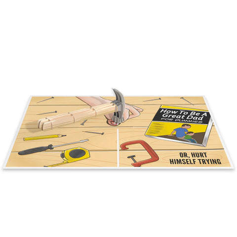 Handy Dad Funny 3D Father's Day Card