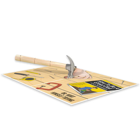 Handy Dad Funny 3D Father's Day Card