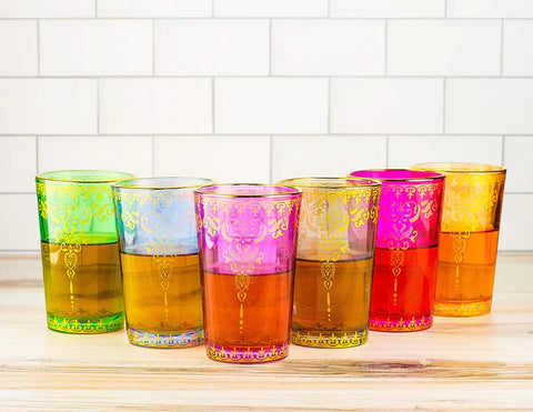 Hand-Made Moroccan Artisan Glasses