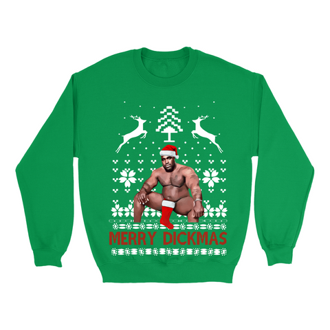 Barry Merry Dickmas Funny Ugly Sweater Christmas Sweatshirt