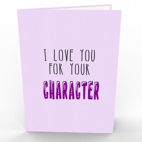 Naughty Eggplant Inappropriate 3D Greeting Card