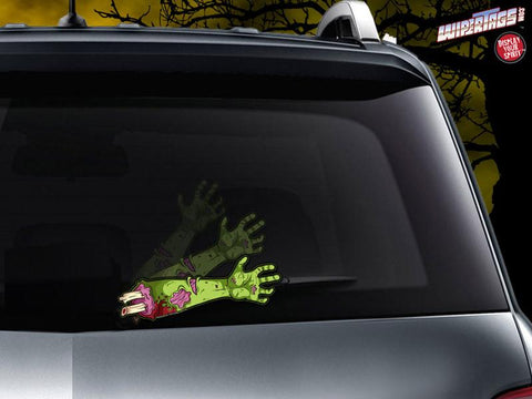 Dead Waving Zombie Arm Wiper Blade Decal