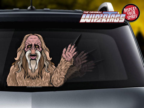 Bigfoot Sasquatch Waving WiperTags