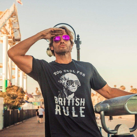 Too Cool For British Rule 4th Of July Shirt