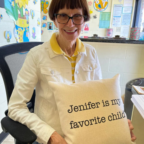 Favorite Child Pillow Funny Mother's Day Gift