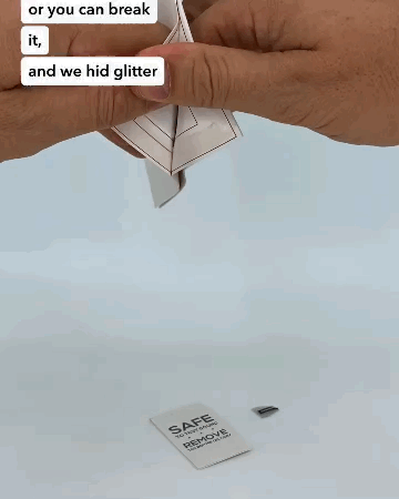 Meowy Christmas Endless Prank Holiday Card with Glitter