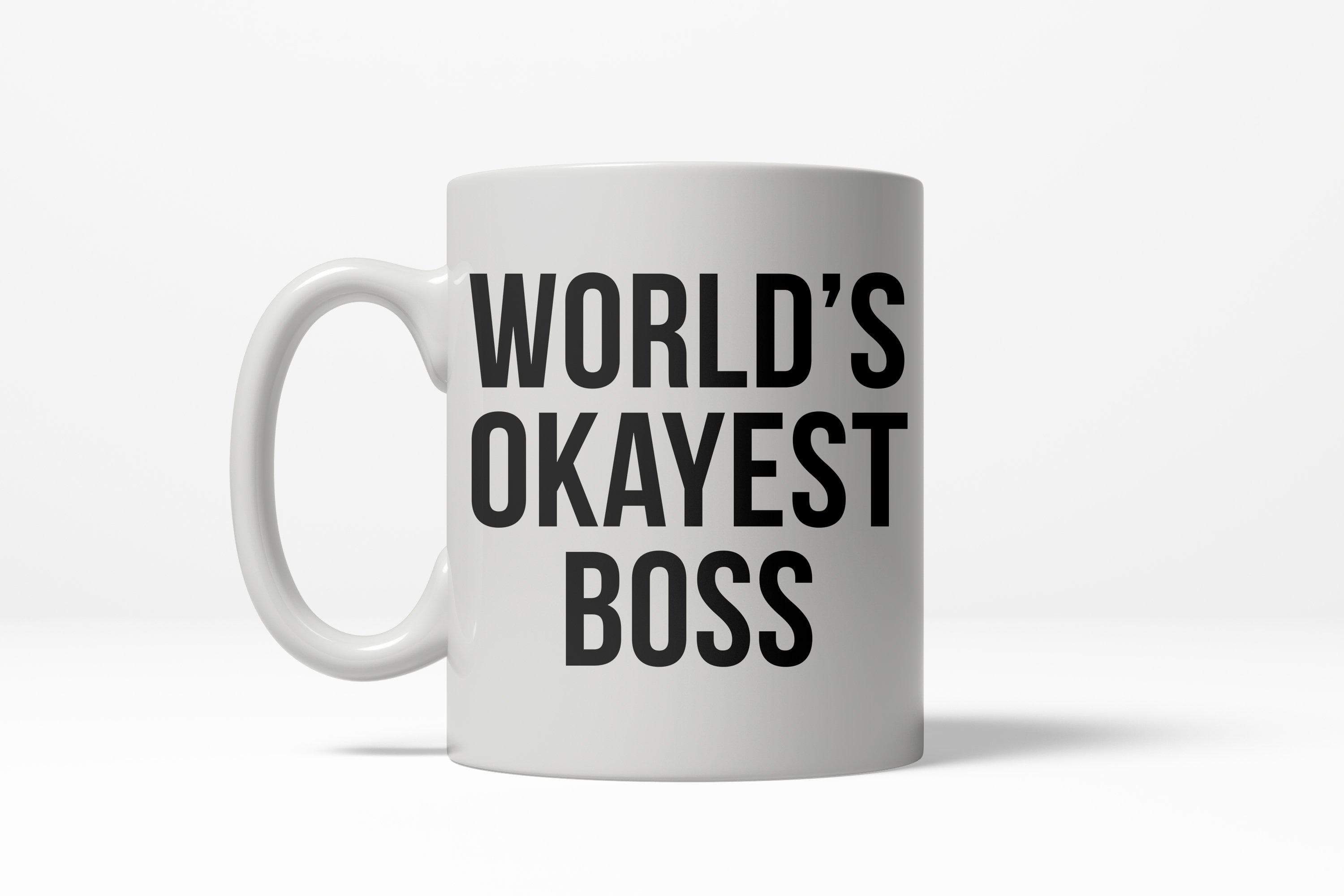 World's Okayest Boss Coffee Mug