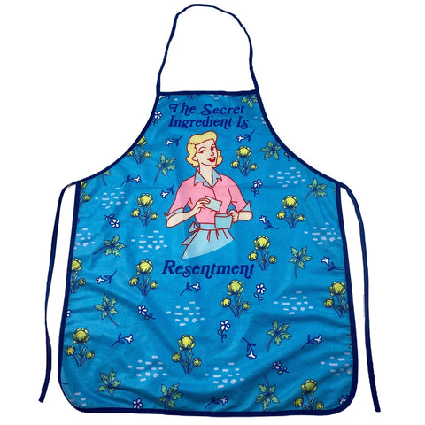 The Secret Is Resentment Apron