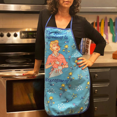 The Secret Is Resentment Apron