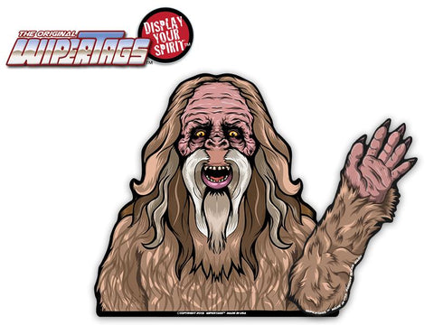 Bigfoot Sasquatch Waving WiperTags