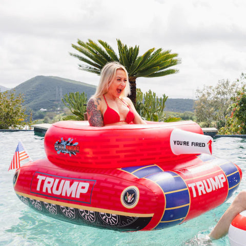 Trump Tank + Water Cannon by Float Factory