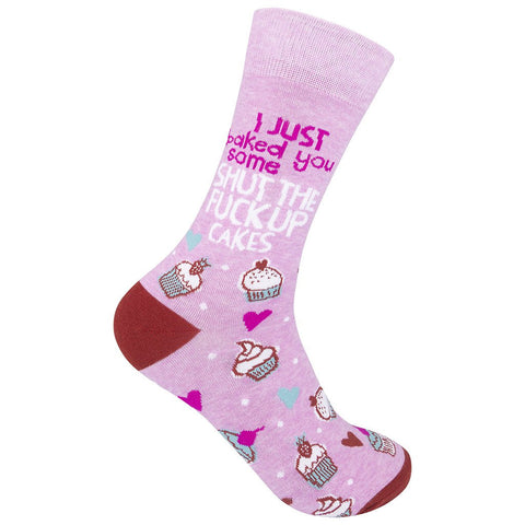 Shut The Fuck Up Cakes Socks