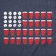 Beer Pong Flag Men's T-Shirt