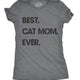 Funny Dark Heather Grey - Best Cat Mom Best Cat Mom Ever Womens T Shirt Nerdy Mother's Day Cat Tee