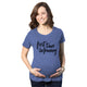 Funny Heather Royal First Time Mommy Maternity T Shirt Nerdy Mother's Day Tee