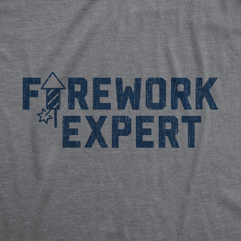 Mens Firework T-Shirts: Funny 4th of July Tees, Firecracker Graphic Novelty Tees for Guys