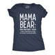 Funny Heather Navy - Mama Bear Definition Mama Bear Definition Womens T Shirt Nerdy Mother's Day Animal Tee