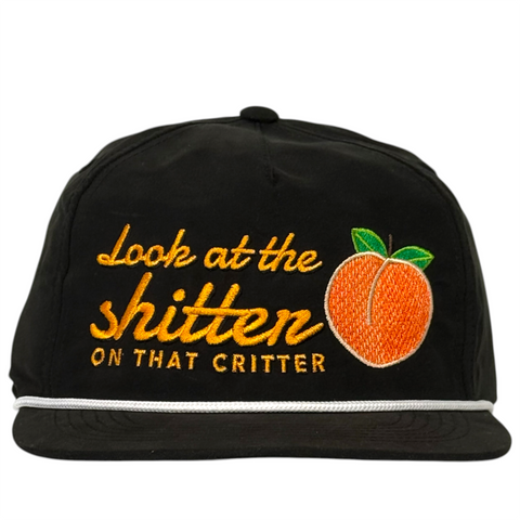 Look at the Shitter Hat Justin Stagner Collab Snapback Rope Cap Funny Southern Hat