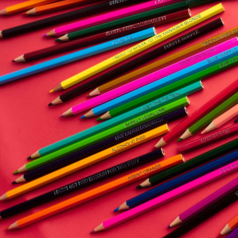 Offensive Colored Pencils