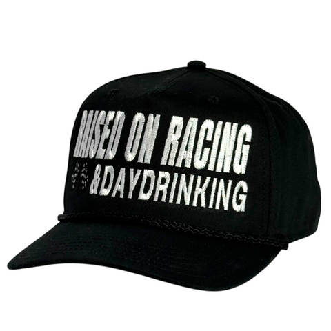 Raised on Racing & Daydrinking Hat Trucker Adjustable Cap