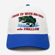 I Hook Up With Big Girls Who Swallow Custom Embroidered Hat