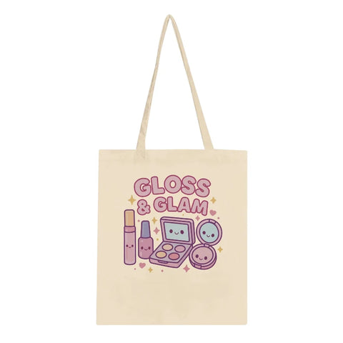 Kawaii "Gloss & Glam" Tote Bag