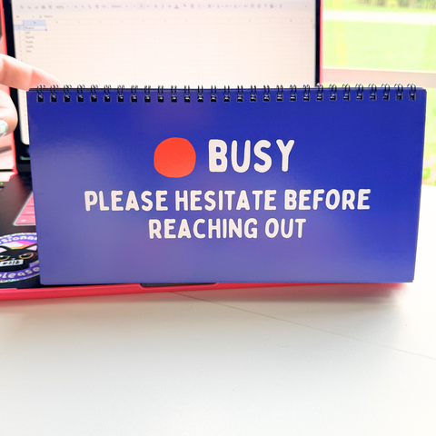 Honest Work Statuses Desk Flip Sign