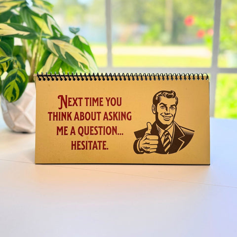 Please Lower Your Expectations Men of the Office Desk Flip Sign