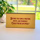 Please Lower Your Expectations Men of the Office Desk Flip Sign
