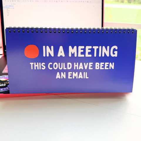 Honest Work Statuses Desk Flip Sign