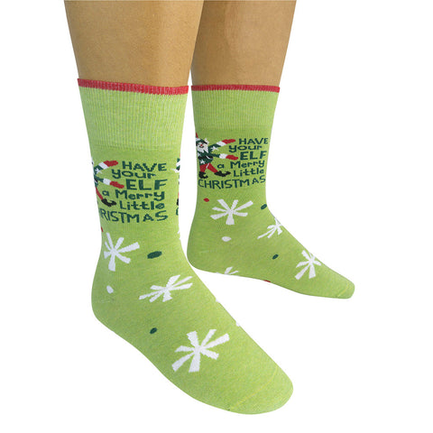 Have Your Elf A Merry Little Christmas Socks