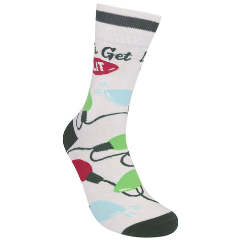 Let's Get Lit (Christmas) Socks