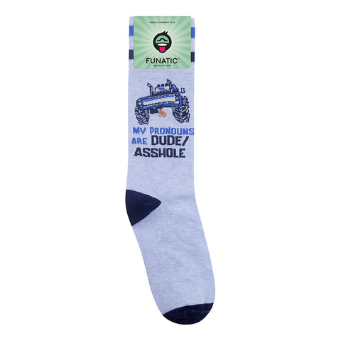 My Pronouns are Dude/Asshole Socks