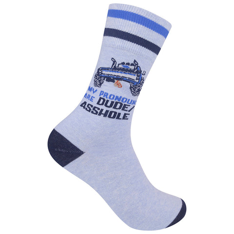 My Pronouns are Dude/Asshole Socks